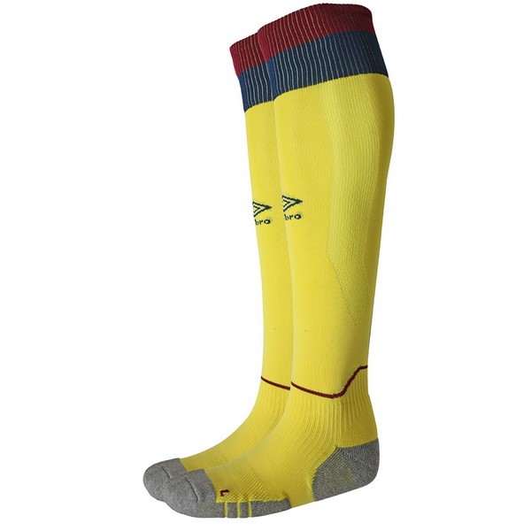 Chaussette Football West Ham United Exterieur 2018-19 Jaune